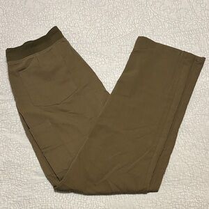 Mandala Olive Green Scrub Pants Women’s MEDIUM TALL Cargo